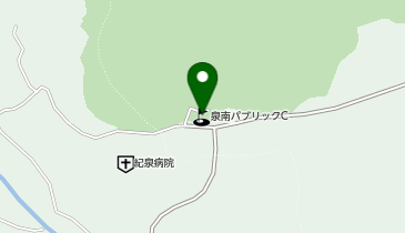 泉南パブリックコースの地図画像