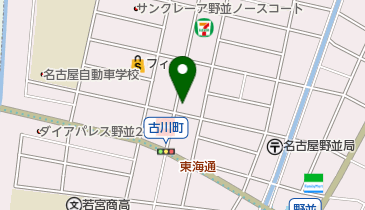 バイクガレージネロ 野並本店の地図画像