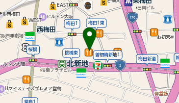 アペロ食堂の地図画像