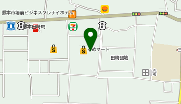 ゆめマート田崎の地図画像