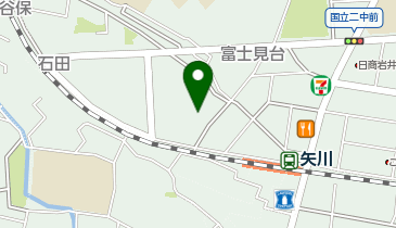 くにたち未来共創拠点 矢川プラスの地図画像