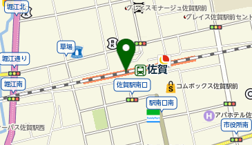 佐賀之書店の地図画像