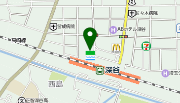 株式会社アットホームズ 深谷店の地図画像