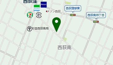 西荻のことカフェの地図画像