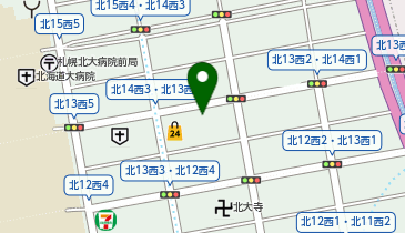 豚丼ポルコ 札幌北13条店の地図画像