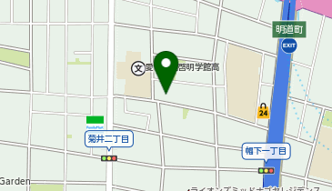 めん処一八の地図画像