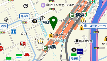 河谷シャツ ジョイナス横浜店の地図画像