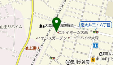 ニチイホーム 大森の地図画像