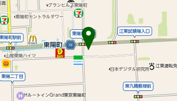 焼肉ここから 東陽町店の地図画像