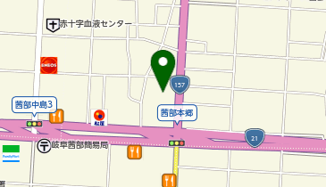 岐阜餃子パイチャオズの地図画像