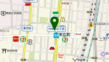 アキバステラキューブの地図画像