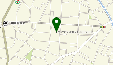 ケアプラスホテル 市川ステイの地図画像