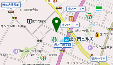 餃子マニア 虎ノ門ヒルズ店の地図画像