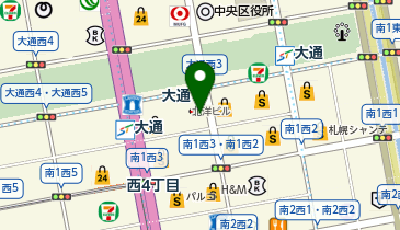 佐藤水産 大通公園店の地図画像