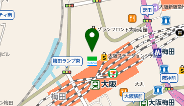 H&F BELX(エイチ アンド エフ ベルクス) ルクア イーレ店の地図画像