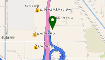 Landport厚木物流配送センターの地図画像
