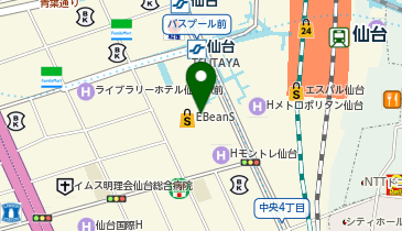 e☆イヤホン 仙台駅前店の地図画像