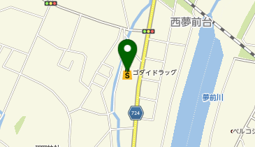 ゴダイドラッグ 青山北店の地図画像