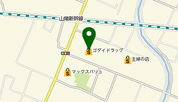 ゴダイドラッグ 新岡田店の地図画像