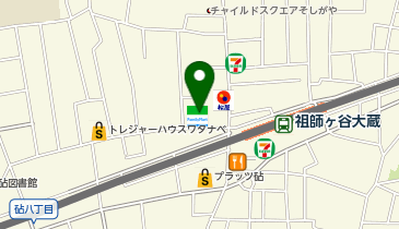 鰻と牛タン ろ端焼き きたぎん祖師ヶ谷大蔵の地図画像