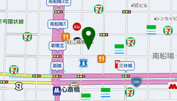 AND(アンド)美容外科 心斎橋院の地図画像