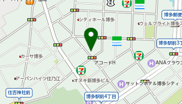 mahana(マハナ) 博多店の地図画像