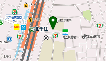 とんかつ檍のカレー屋 いっぺこっぺ 北千住店の地図画像