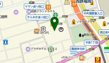 NOSE SHOP(ノーズ ショップ) 福岡の地図画像