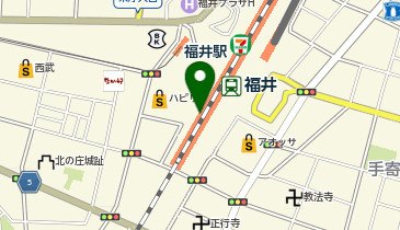 サックスバー 福井駅くるふ店の地図画像