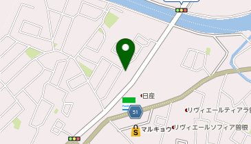 あっとまーくハンバーガーの地図画像