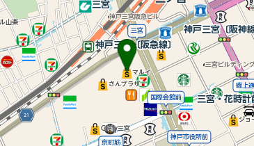 フラワーおはぎ専門店oh!huggy!!(オーハギー) 神戸マルイ店の地図画像