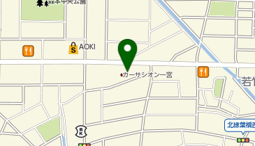 零式書店 一宮森本店の地図画像