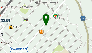 臼井接骨院の地図画像