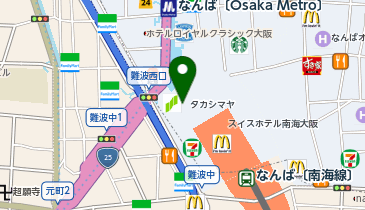 LE LABO BOUTIQUES(ル・ラボ) 高島屋大阪店の地図画像