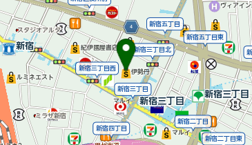 LE LABO BOUTIQUES(ル・ラボ) 伊勢丹新宿店の地図画像