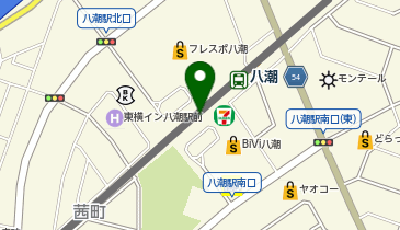 ファミリーカット1000 八潮駅前店の地図画像