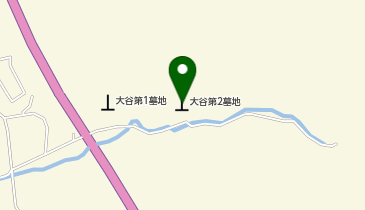 大谷第2墓地の地図画像
