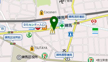 東京練馬巻き爪センターの地図画像