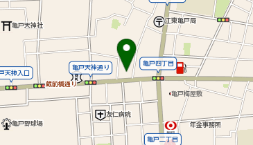 ペットショップのコジマ GRAND(グラン)亀戸 小動物館の地図画像