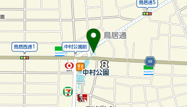 美容プラージュ 中村公園店の地図画像