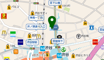 REFRETE(リフレーテ) 宮益坂店の地図画像