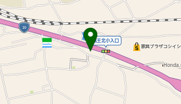 東京麺珍亭本舗 竜王店の地図画像