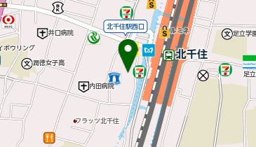 北千住 居酒屋 個室和食 辻よしの地図画像
