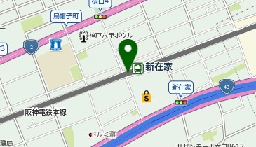 カレーパンの松風の地図画像