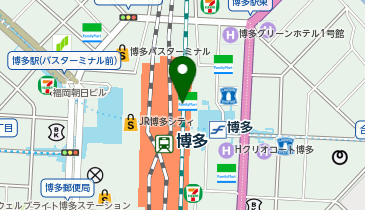ケンタッキーフライドチキン 博多デイトスアネックス店の地図画像