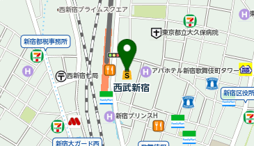 しゃぶ輝 歌舞伎町タワーの地図画像