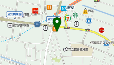 肉と粉 樹々の地図画像