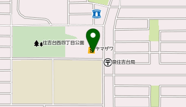 ブルースカイランドリー ヤマザワ住吉台店の地図画像