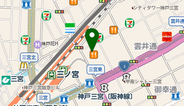 カプセルラボ 三宮店の地図画像