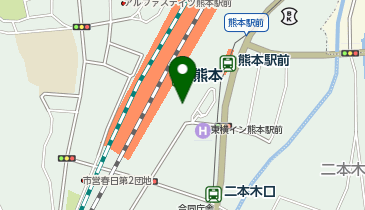 倭物やカヤ アミュプラザ熊本店の地図画像
